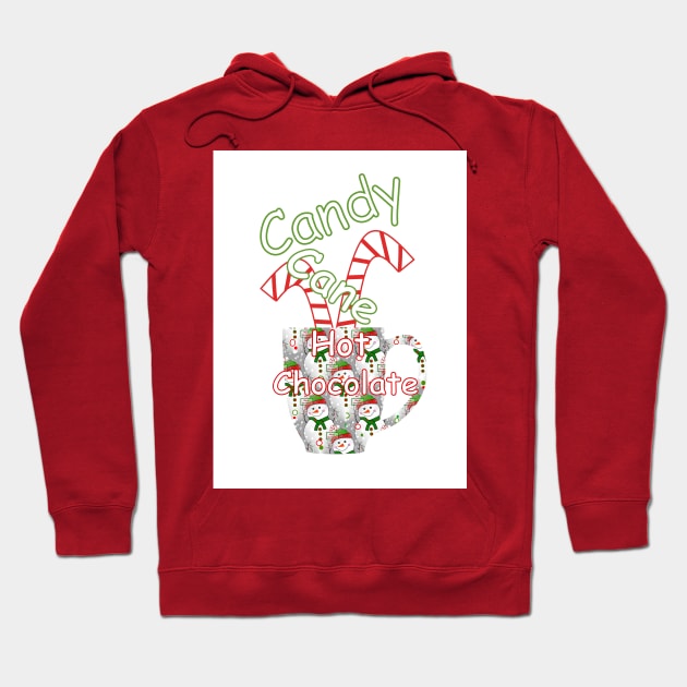 Candy Cane Hot Chocolate Hoodie by SartorisArt1